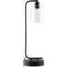 Buy Flavia desk lamp - Metal and glass Black 59583 - in the UK