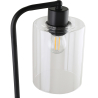Buy Flavia desk lamp - Metal and glass Black 59583 in the United Kingdom