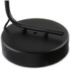 Buy Flavia desk lamp - Metal and glass Black 59583 in the United Kingdom