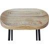 Buy Industrial Bar Stool 76 cm Aiyana - Light wood and metal Black 59571 - prices