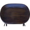 Buy Industrial Bar Stool 66 cm Aiyana - Dark wood and metal Yellow 59584 - prices