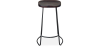 Buy Industrial Bar Stool 76 cm Aiyana - Dark wood and metal Steel 59570 in the United Kingdom