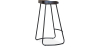 Buy Industrial Bar Stool 76 cm Aiyana - Dark wood and metal Steel 59570 - in the UK