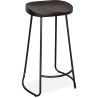 Buy Industrial Bar Stool 76 cm Aiyana - Dark wood and metal Steel 59570 in the United Kingdom