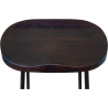 Buy Industrial Bar Stool 76 cm Aiyana - Dark wood and metal Black 59570 - prices