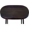Buy Industrial Bar Stool 76 cm Aiyana - Dark wood and metal Steel 59570 - prices