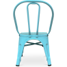 Buy Bistrot Metalix Kid Chair - Metal Turquoise 59683 in the United Kingdom