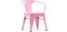 Buy Bistrot Metalix Kid Chair with armrest - Metal Pink 59684 - prices