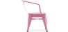 Buy Bistrot Metalix Kid Chair with armrest - Metal Pink 59684 in the United Kingdom