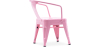 Buy Bistrot Metalix Kid Chair with armrest - Metal Pink 59684 - in the UK