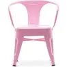 Buy Bistrot Metalix Kid Chair with armrest - Metal Pink 59684 - prices