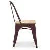 Buy Bistrot Metalix Chair - Metal and Light Wood Light Purple 59707 at MyFaktory