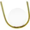 Buy Lucille Hanging Lamp - Metal and Glass Gold 59624 home delivery