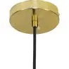 Buy Lucille Hanging Lamp - Metal and Glass Gold 59624 with a guarantee
