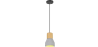 Buy Laura Hanging Lamp - Wood and Concrete Natural wood 59621 in the United Kingdom