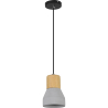Buy Laura Hanging Lamp - Wood and Concrete Natural wood 59621 - in the UK