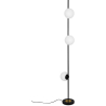 Buy Agnes 3 Bulbs Floor Lamp - Metal and Glass Black 59622 - in the UK