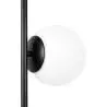 Buy Agnes 3 Bulbs Floor Lamp - Metal and Glass Black 59622 in the United Kingdom
