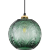 Buy Virginia Hanging Lamp - Metal and Glass Green 59625 with a guarantee