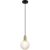 Buy Pauline Hanging Lamp - Metal and Glass Transparent 59662 - prices