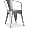 Buy  Bistrot Metalix chair with armrests New Edition - Metal Pink 59809 in the United Kingdom