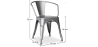 Buy  Bistrot Metalix chair with armrests New Edition - Metal Pink 59809 home delivery