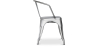 Buy  Bistrot Metalix chair with armrests New Edition - Metal Pink 59809 - in the UK