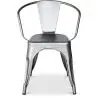 Buy  Bistrot Metalix chair with armrests New Edition - Metal Pink 59809 at MyFaktory