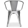 Buy  Bistrot Metalix chair with armrests New Edition - Metal Pink 59809 - in the UK
