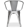 Buy  Bistrot Metalix chair with armrests New Edition - Metal Yellow 59809 - in the UK