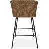 Buy Bar Stool Design Boho Bali - Synthetic Rattan - 76cm - Gazala  Natural wood 59822 - in the UK