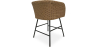 Buy Gazala Dining Chair Design Boho Bali - Synthetic Rattan Natural wood 59823 in the United Kingdom