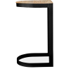 Buy Industrial stool in metal and wood 60cm - Esis Black 59719 home delivery