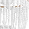 Buy Boho Bali Wooden Beads Pendant Lamp White 59830 at MyFaktory