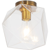 Buy Modern Glass & Metal Ceiling Lamp Transparent 59832 - in the UK
