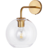Buy  Globe Shaped Glass Shade Wall Sconce Transparent 59833 - prices
