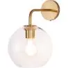Buy  Globe Shaped Glass Shade Wall Sconce Transparent 59833 with a guarantee