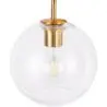 Buy  Globe Shaped Glass Shade Wall Sconce Transparent 59833 at MyFaktory