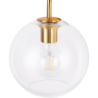Buy  Globe Shaped Glass Shade Wall Sconce Transparent 59833 in the United Kingdom