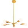Buy Golden Pendant Lamp in Modern Style, Brass - Carla Gold 59834 - prices
