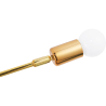 Buy Golden Pendant Lamp in Modern Style, Brass - Carla Gold 59834 in the United Kingdom