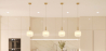 Buy Pendant lamp in vintage style, glass and metal - Genoveva Beige 59835 - in the UK