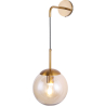 Buy Spherical Glass Shade Wall Sconce Beige 59836 - prices