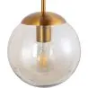 Buy Spherical Glass Shade Wall Sconce Beige 59836 in the United Kingdom