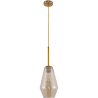 Buy Diamond Shaped Glass Pendant Ceiling Lamp Beige 59838 - in the UK