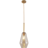 Buy Diamond Shaped Glass Pendant Ceiling Lamp Beige 59838 - prices