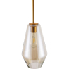 Buy Diamond Shaped Glass Pendant Ceiling Lamp Beige 59838 at MyFaktory