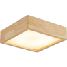 Buy Ceiling Led Lamp Scandinavian Design Wooden - Lares Natural wood 59840 at MyFaktory