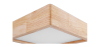 Buy Ceiling Led Lamp Scandinavian Design Wooden - Lares Natural wood 59840 in the United Kingdom