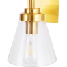 Buy Classy Glass and Metal Wall Lamp Gold 59844 in the United Kingdom